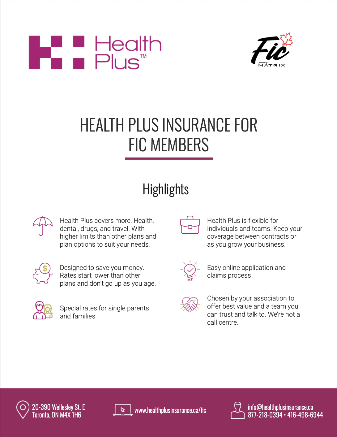 FIC health insurance FIC health insurance