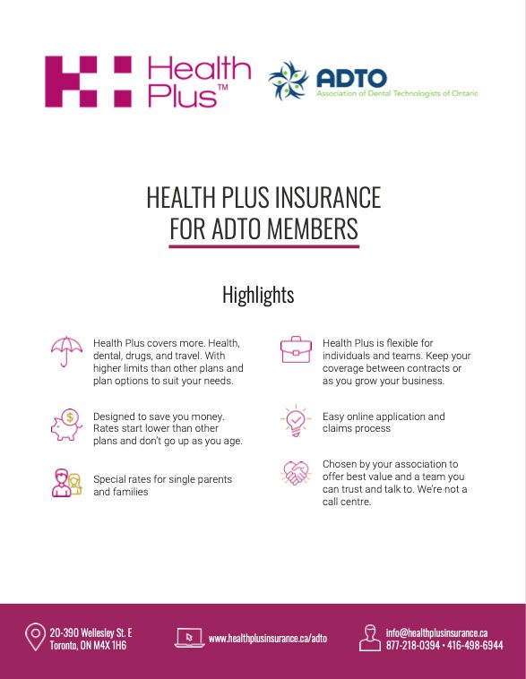 Health Plus Insurance for ADTO