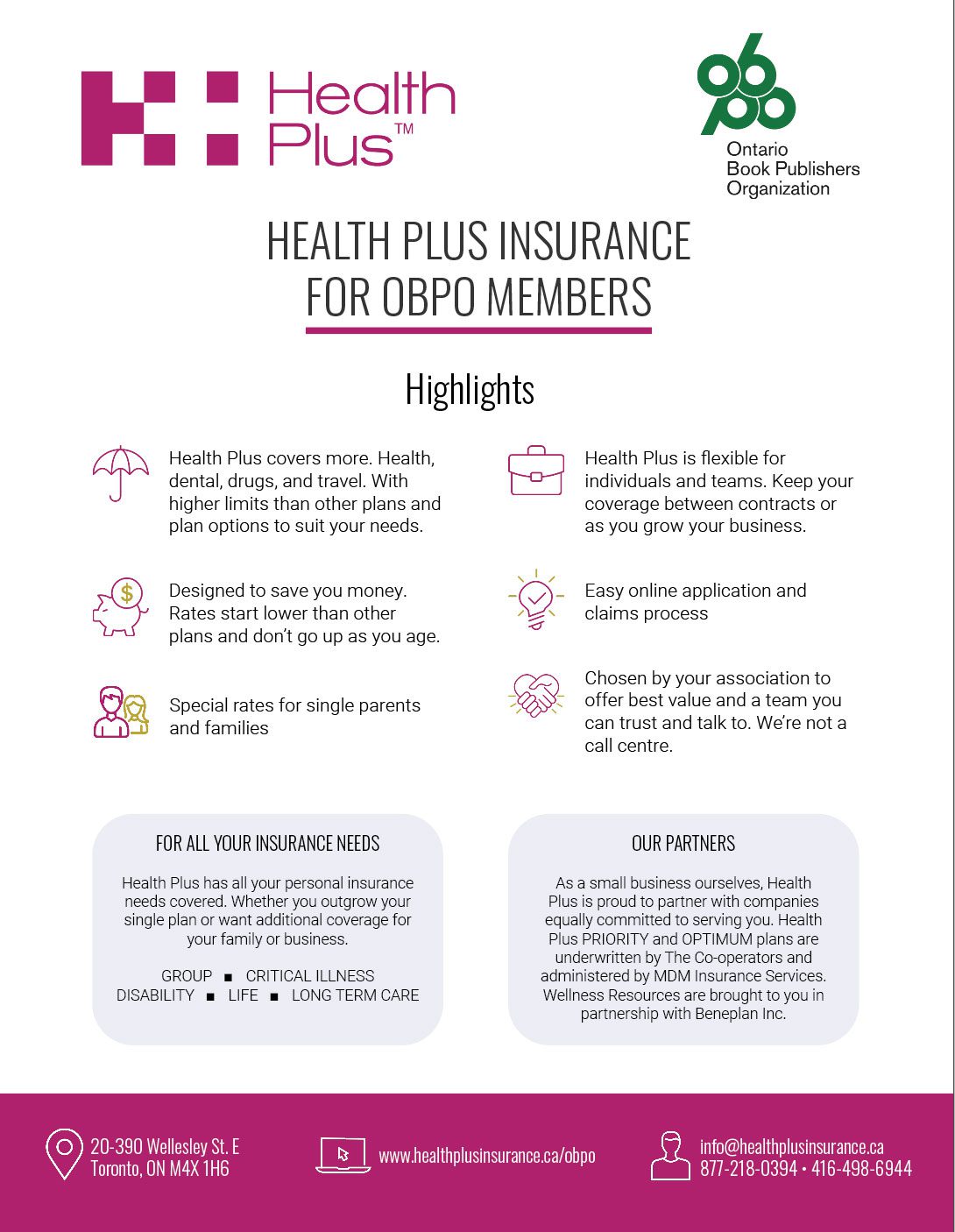 OBPO health insurance